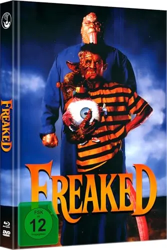 Freaked - Limited Mediabook [Blu-ray] - Limitierte Blu-ray-Ausgabe des Kultfilms, hochwertig verpackt und ideal für Sammler. Erlebe den einzigartigen Humor und die außergewöhnlichen Charaktere!
