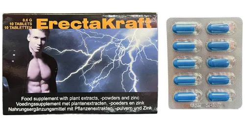 Blaue Pillen Herbal 🔥 ErectaKraft für Männer 🔥 Ginkgo L-Arginin Muira 10 x