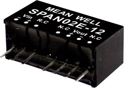 MEAN WELL SPAN02B-12 DC/DC-Wandlermodul 167mA 2W Anzahl Ausgänge: 1 x Inhalt 1St.