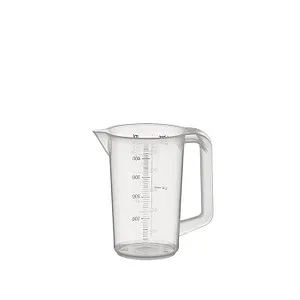 APS Messbecher 0,5 Liter - 9,5 x 14 cm, spülmaschinengeeignet und ideal für präzises Abmessen in der Küche