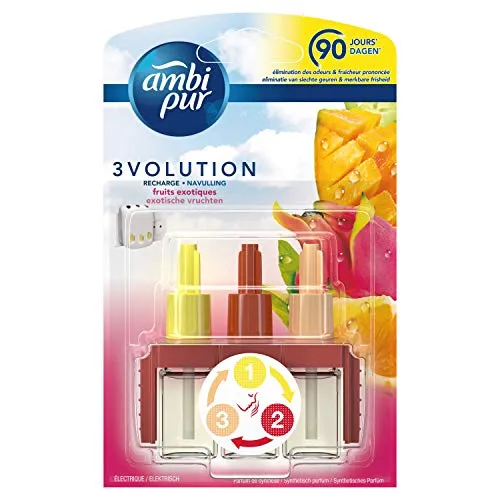 Ambi Pur 3volution Exotische Früchte Lufterfrischer Refill, 20 ml