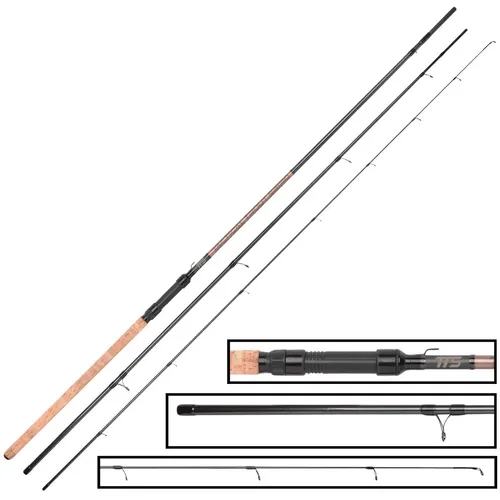 SPRO Tactical Trout Sbiro 3,60m Forellenrute - Angelrute mit 3 Teilen und Wurfgewicht von 3-25g, ideal für präzises Sbirolino-Fischen. Leicht und transportabel mit nur 1,25m Transportlänge.