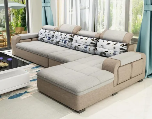 Ecksofa L-Form Polstersofa Design Couch Grau - Modernes Ecksofa in Grau, ideal für das Wohnzimmer. Mit hochwertiger Polyesterpolsterung und Platz für bis zu 4 Personen – für gemütliche Abende zu Hause.