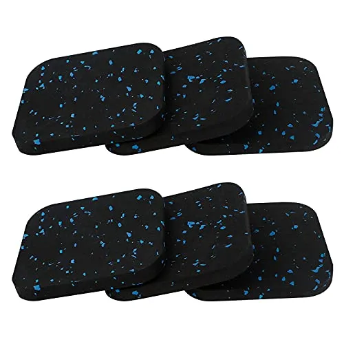 Stück Antivibrationsmatte Waschmaschine, Gummimatte für Trockner Lautsprecher rutschfest Stoßdämpfende Matte Anti Vibration Möbel Pads 3D drucker Kühlschrank Unterlegscheiben 10x10x1 cm 6