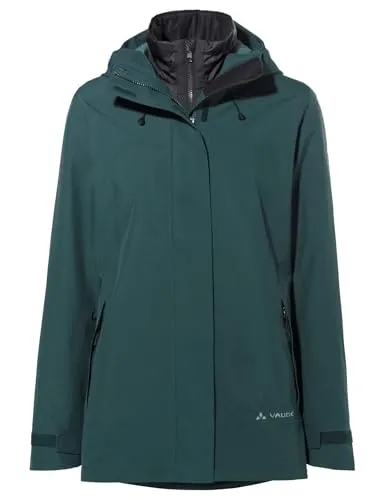 VAUDE 3-in-1-Funktionsjacke Wo Neyland - DEEP POND XL (44) - Funktionsjacke mit 3-in-1-Funktion, aus recycelten Materialien für nachhaltigen Komfort und Vielseitigkeit bei jedem Wetter.