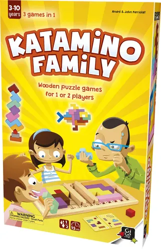 Gigamic Katamino Family - Gesellschaftsspiel für die ganze Familie, fördert logisches Denken und bietet unzählige Spielvarianten für spannende Duelle zwischen Eltern und Kindern.