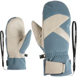 Ziener Fäustlinge GETTERO-Z AS® AW MITTEN grau 9 - Hochwertige Handschuhe aus einer robusten Materialkombination, ideal für kalte Tage. Mit recyceltem Futter und Schurwolle für optimale Wärme und Komfort.