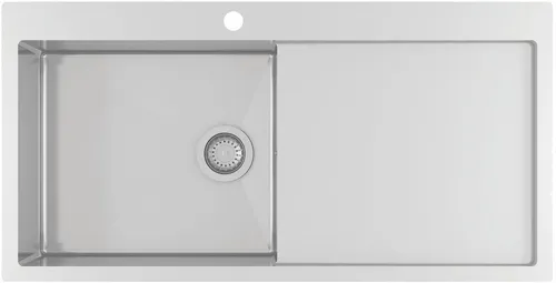 GURARI Edelstahlspüle LUN101 M-R 1000 x 510 mm – Premium-Qualität
