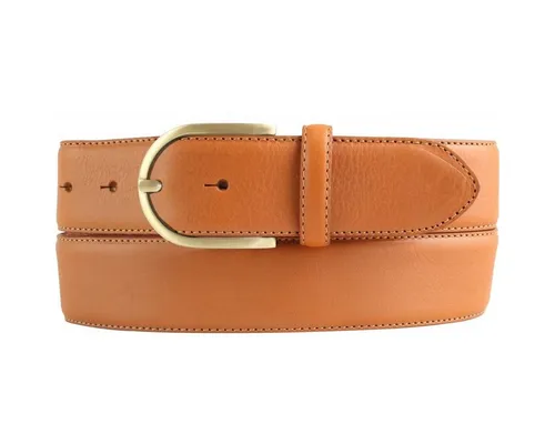 BELTINGER Ledergürtel Hochwertiger Jeansgürtel aus Vollrindleder mit goldener Gürtelschließe (1-St)