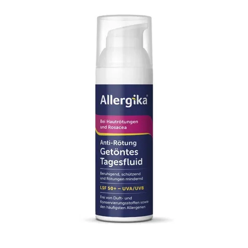 Allergika Anti-Rötung Getöntes Tagesfluid LSF 50+ | bei Hautrötungen und Rosacea