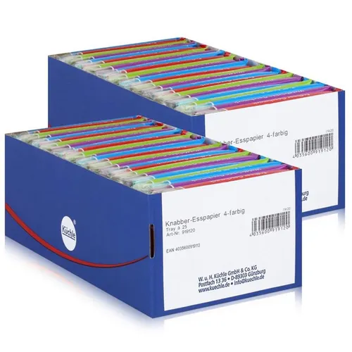 Küchle Knabber Esspapier 4-farbig 625g von Küchle W.u.H. GmbH & Co. KG