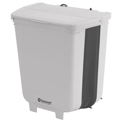 Outwell Collaps VanTrash Abfalleimer, faltbar, 8L, grau
