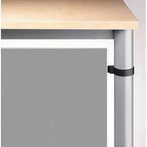 Produktbild Hammerbacher Sichtblende H-Serie HR16/S aus Holz, silber