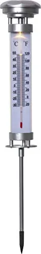 Star Trading 480-37 LED-Solar-Thermometer