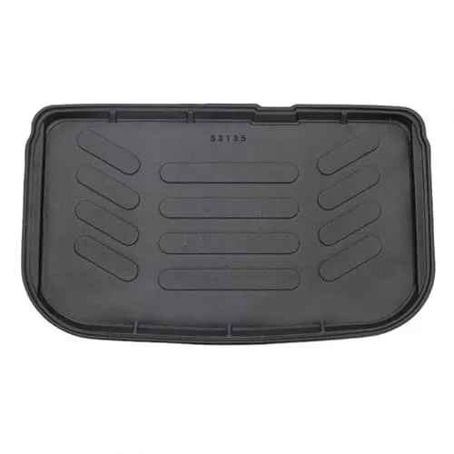 Trimak Passgenau 3D Kofferraumwanne Kompatibel mit Nissan Micra K13 4 Gen 2010-2017 Kofferraummatte Schutzmatte Auto Zubehör Antirutschmatte Kantenschutz Kofferraumwann TPE Gummi Dauerhaft Schwarz
