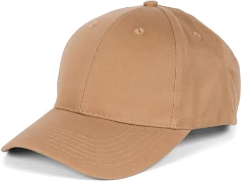styleBREAKER Unisex Baseball Cap Gebürstete Baumwolle, Beige