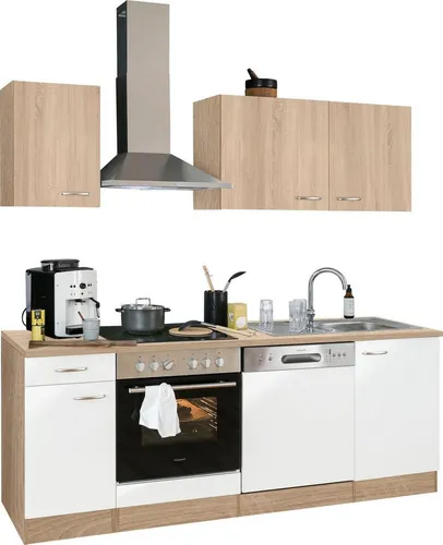 OPTIFIT Küchenzeile Parare, ohne E-Geräte, Breite 210 cm