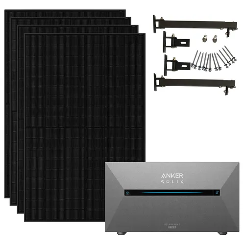 Anker Balkonkraftwerk 1800W mit Solarbank 2 Pro und Smart Meter - Effizientes Balkonkraftwerk für Ihr Zuhause – ANKER SOLIX 2 Pro mit intelligenter Energiesteuerung und erweiterbarer Speicheroption. Sparen Sie Energiekosten und genießen Sie eine benutzerfreundliche Installation!