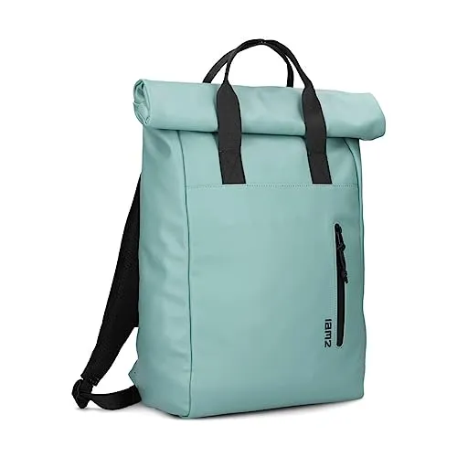 Zwei CARGO Rucksack CAR260 ocean - Wasserfester Rolltop-Rucksack mit sicherem Magnetverschluss, ideal für Abenteuer und den täglichen Gebrauch. Robustes Hydroflex-Kunstleder schützt Ihre Technik und Ausrüstung.