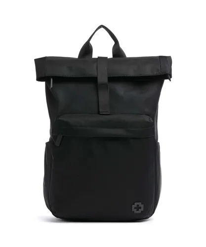 Strellson Rucksack Wood Street Eddie MVF - Stylischer Rucksack aus strapazierfähigem Nylon mit Rolltop-Design. Ideal für Beruf, Freizeit und Sport, bietet er viel Stauraum und eine praktische Trolleyhalterung.