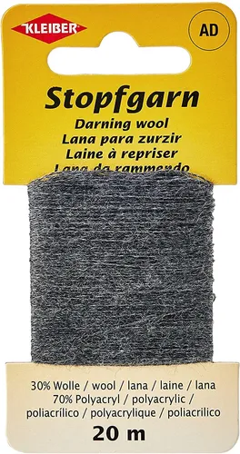 KLEIBER Stopfgarn 20 m dunkelgrau