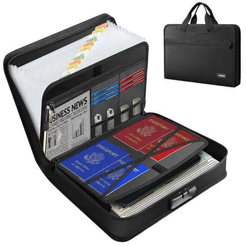 Aktentaschen Schwarz von JUNDUN