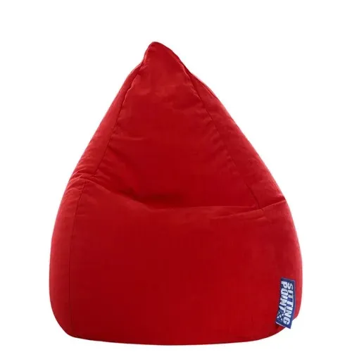 SITTING POINT BeanBag Easy XL Sitzsack rot - Alternatives Sitzen: Bequemer und stylischer Sitzsack mit 220 l Volumen, aus pflegeleichtem 100% Polyester für entspannte Stunden.