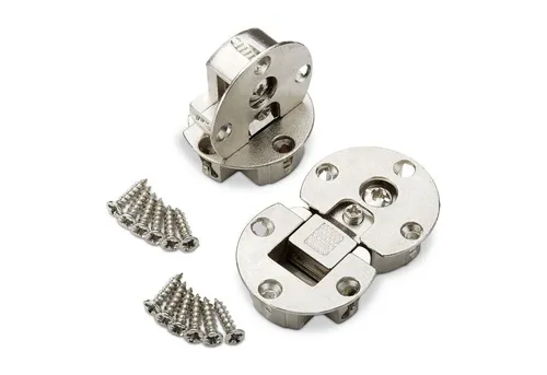 SO-TECH® Klappenscharnier 3D-verstellbar, 2 Stück - Hochwertige Möbelbeschläge für Holzklappen, 3-dimensional verstellbar für präzise Ausrichtung und einfachen nachträglichen Einbau. Ideal für handwerkliche Projekte.