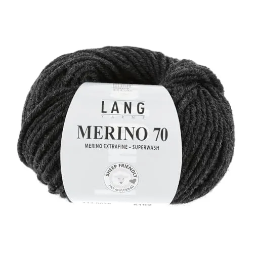 Lang Yarns Merino 70 - 0070 anthrazit