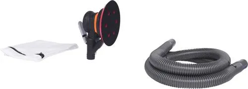 KS Tools Feinschliff-Druckluft-Exzenterschleifer mit Staubabsaugung - 515.3061 - Hochwertige Schleifmaschine mit effektiver Staubabsaugung, ideal für präzise Oberflächenbearbeitung in der Werkstatt.