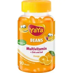 YAYA BEANS Orange Zink und Jod Kaudragees 90 St in orange von Amapharm
