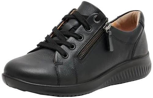Jomos Damen Allegra Sneaker, Schwarz, 39 EU Weit - Damen-Sneaker, bequem und ideal für den Alltag mit extra weitem Schnitt für optimalen Tragekomfort.