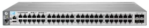 Hewlett Packard Enterprise ProCurve 3800-48G-PoE+-4SFP+ Managed Switch - L3 Gigabit Ethernet Switch mit 48 Ports und PoE+, ideal für anspruchsvolle Netzwerkinfrastrukturen und hohe Verfügbarkeit.