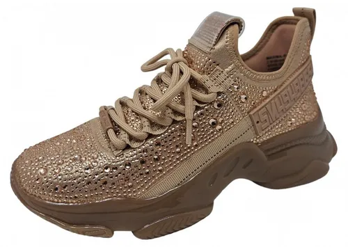 Steve Madden Sneaker mit Strasssteinen - Stylischer Sneaker aus Synthetik/Textil, verziert mit funkelnden Strasssteinen und einer dicken Sohle. Perfekt für den Sommer und vielseitig kombinierbar!