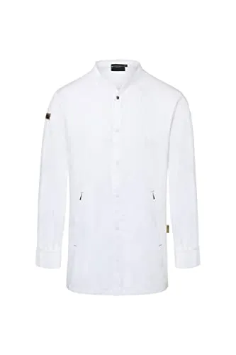 Kochjacke Green-Generation von Karlowsky Fashion GmbH - Weiß, Größe 56 - Nachhaltige Kochjacke aus 72% recyceltem Polyester, atmungsaktiv und feuchtigkeitsregulierend. Ideal für moderne Köche, die Stil und Umweltbewusstsein verbinden.