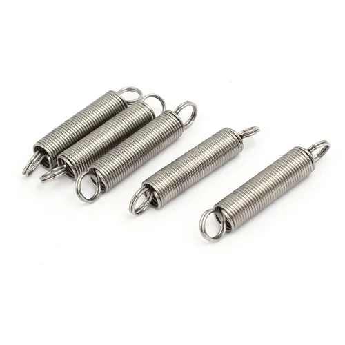 Stück 0,8mmx10mmx45mm 304 Edelstahl Zugfedern silber farbton 5