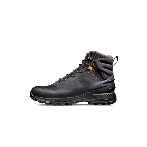 Mammut Blackfin III Mid DT Men - Wasserdichte Wanderschuhe für Herren - Wanderschuhe mit optimalem Grip dank Vibram-Profilsohle, ideal für eisige Temperaturen und lange Wintertouren - robust, atmungsaktiv und komfortabel.