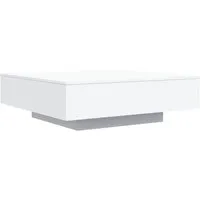 vidaXL Couchtisch mit LED-Leuchten - Beistelltisch fürs Wohnzimmer mit anpassbaren RGB-LED-Leuchten, die das moderne Design unterstreichen und für stimmungsvolle Akzente sorgen. Ideal als Sofatisch oder Teetisch.