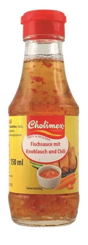 CHOLIMEX Fischsauce mit Knoblauch und Chili 150ml von Cholimex