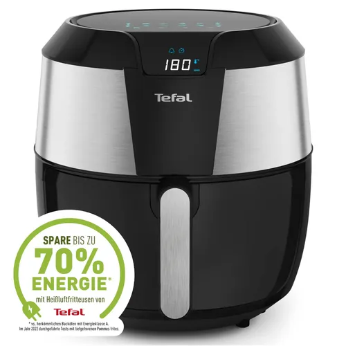 Tefal EY701D Easy Fry XXL Heißluft-Fritteuse 5,6l 1700W - Perfekt für große Familien mit 8 Automatik-Programmen und intuitivem Touchscreen-Bedienfeld
