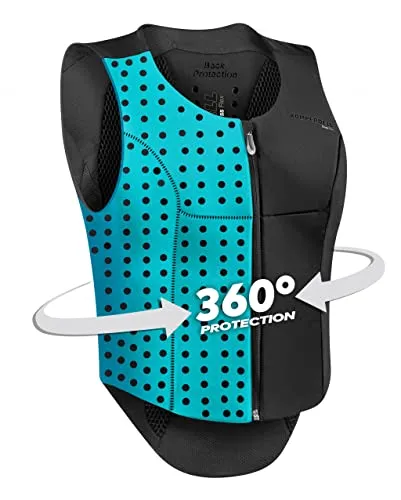 Komperdell Ballistic Flexfit Women REIT-, Skiprotektor, Größe:XXS, Farbe:Black/Graphite