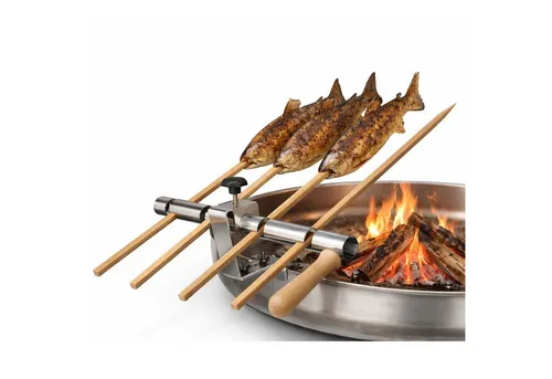 Schilling Fischgrilltechnik Steckerlfischhalter aus Edelstahl
