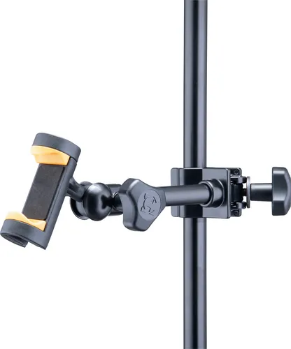 Hercules HCDG-207B Handy Halter - Instrumentenzubehör für Smartphones, flexibel einstellbar mit 360° Schwenkbereich, ideal für Musiker und Content Creator.