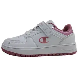 Champion RD18 Foil PS Mädchen Klettverschluss in Weiß, Größe 12C - Sneaker für Kinder mit praktischem Klettverschluss, ideal für aktives Spielen und Sport. Genießen Sie Komfort und Stil in einem!