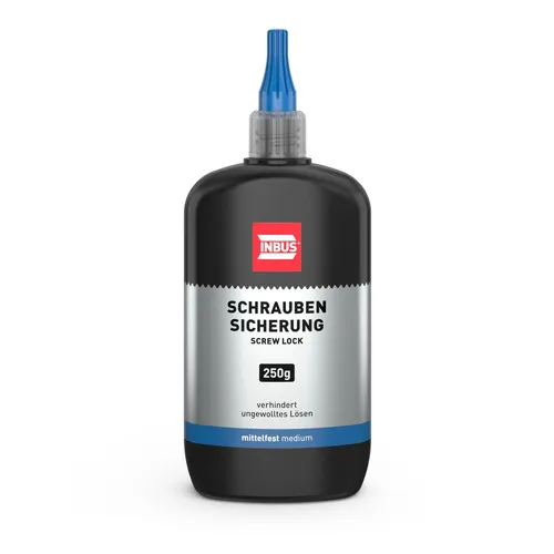 INBUS® 79560 Schraubensicherung mittelfest 250g -Made in Germany Schraubenkleber