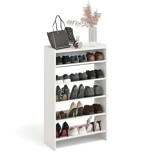 KOMTO Schuhregal Schmal in weiß von KOMTO