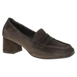 Paul Green 3861 Damenschuhe - Hochfront Pumps in Braun - Größe 39 - Elegante Hochfront Pumps von Paul Green aus hochwertigem Echtleder. Mit komfortablem Fußbett und modischem Blockabsatz für einen stilvollen Auftritt.