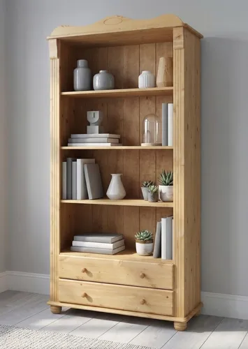 OTTO home Bücherregal Adele, Standregal aus massiver Kiefer von OTTO home
