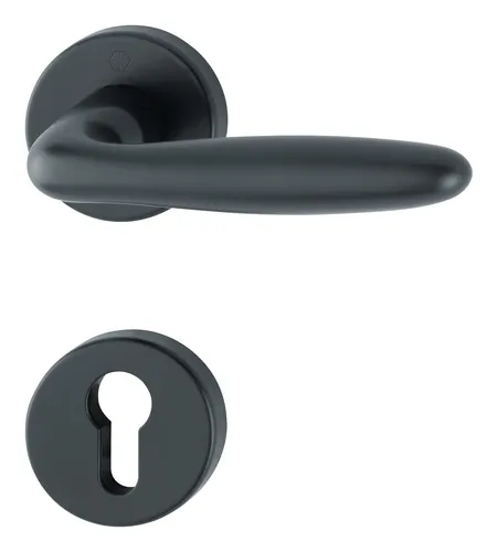 Hoppe SchnellstiftPlus-Aluminium-Innentür-Rosetten-Garnitur 1510/42 KB/42KBS, F9714M, PZ, 37-47 - 11908555