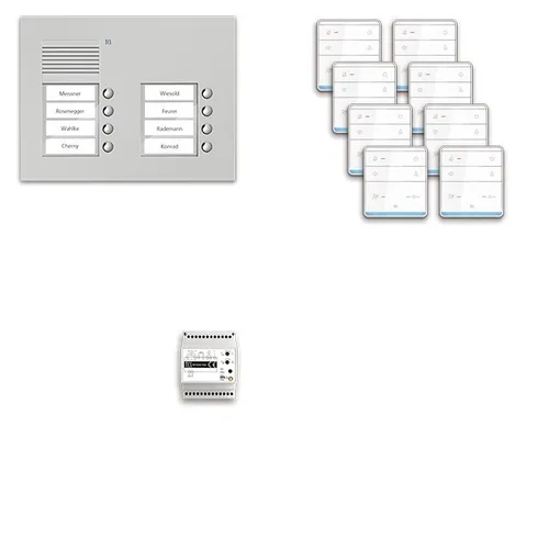 TCS PPUF08/2-EN/01 pre:pack Audio Unterputz für 8 Wohneinheiten